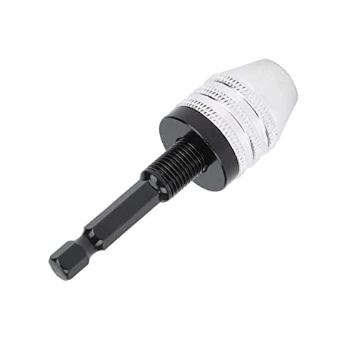 SVKVBNLNGK 0,3-6.5mm Keyless Bohrfutter Adapter Hochgeschwindigkeitsstahl 1 / 4in Sechskantschiff 3-Backenbohrer-Wandler Klemme SVKVBNLNGK 0,3-6.5mm Keyless Bohrfutter Adapter Hochgeschwindigkeitsstahl 1 / 4in Sechskantschiff 3-Backenbohrer-Wandler Klemme von SVKVBNLNGK