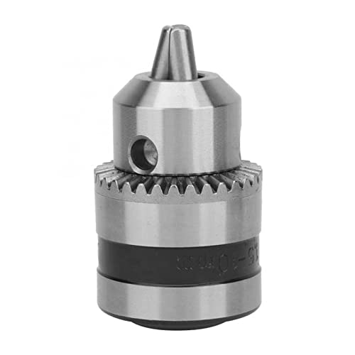 SVKVBNLNGK B12 Taper montiert Bohrfutteradapter Fräswerkzeug Edelstahl Key Type 3-Backen Elektrische Bohrfutter 1,5-10mm Spannbereich Klemme von SVKVBNLNGK