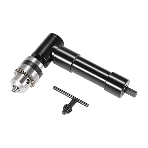 SVKVBNLNGK Schnurlose rechte Winkel-Bohrer-Ansatz-Adapter for 3/8 "Keyed Chuck 8mm Sechskantscheider-Power-Tool-Zubehör Klemme von SVKVBNLNGK