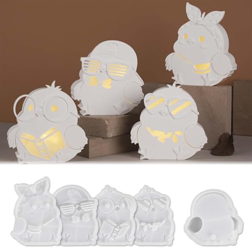 SVOCK 5 Stück Silikonformen Gießformen Vogel, Silikon Formen zum Gießen, Silikonformen Gießformen Herbst Weihnachten, Silikonform Vogel 3D für Weihnachten Halloween Ostern SVOCK 5 Stück Silikonformen Gießformen Vogel, Silikon Formen zum Gießen, Silikonformen Gießformen Herbst Weihnachten, Silikonform Vogel 3D für Weihnachten Halloween Ostern von SVOCK