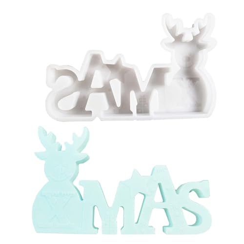 SVOCK Kerzenformen zum Gießen, Gießform Elch Kerzenform Weihnachten, Silikonformen Gießformen Elch Xmas Silikonform Weihnachten, Silikonformen Gießformen Rentier Weihnachtsdeko Kreative Diy SVOCK Kerzenformen zum Gießen, Gießform Elch Kerzenform Weihnachten, Silikonformen Gießformen Elch Xmas Silikonform Weihnachten, Silikonformen Gießformen Rentier Weihnachtsdeko Kreative Diy von SVOCK
