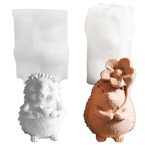 SVOCK Silikonform Igel, 2PCS Silikonformen Gießformen Igel, Kerzen Formen Silikon Herbst Tiere, Kerzenform Zum Gieben für Weihnachten Halloween Ostern SVOCK Silikonform Igel, 2PCS Silikonformen Gießformen Igel, Kerzen Formen Silikon Herbst Tiere, Kerzenform Zum Gieben für Weihnachten Halloween Ostern von SVOCK