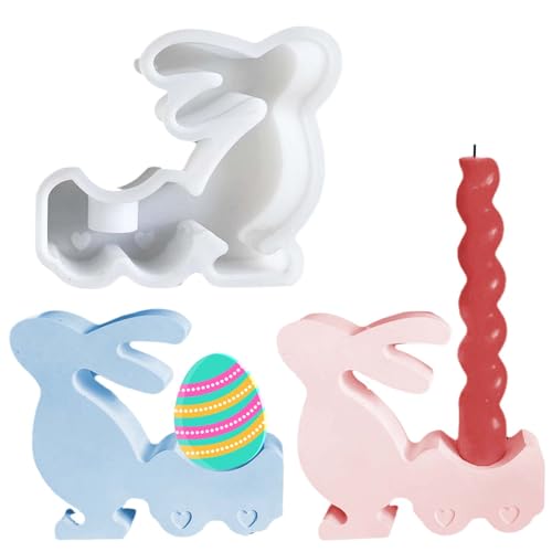 SVOCK Silikonform Osterhase, Giessform Silikon Kerzenhalter Hase, Silikonformen Gießformen Kerzen Ostern, Silikonform Kerzenständer Silikonform Osterhase, Ostern Silikonform Osterei SVOCK Silikonform Osterhase, Giessform Silikon Kerzenhalter Hase, Silikonformen Gießformen Kerzen Ostern, Silikonform Kerzenständer Silikonform Osterhase, Ostern Silikonform Osterei von SVOCK