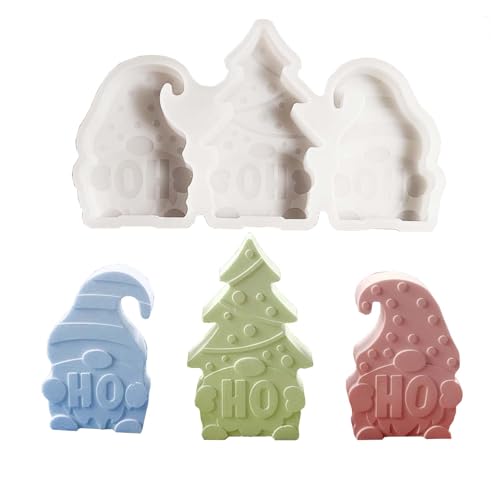 SVOCK Silikonform Wichtel 3Pcs, Kerzen Formen Silikon Weihnachten Gießform Wichtel, Silikonform Weihnachtsmann Kerzenformen zum Gießen, Silikonformen Gießformen Weihnachten für Weihnachten Advent SVOCK Silikonform Wichtel 3Pcs, Kerzen Formen Silikon Weihnachten Gießform Wichtel, Silikonform Weihnachtsmann Kerzenformen zum Gießen, Silikonformen Gießformen Weihnachten für Weihnachten Advent von SVOCK