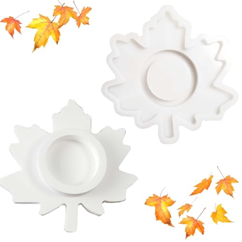SVOCK Silikonformen Gießformen Herbst, Ahornblatt Silikonform, Silikon Gießform Kerzenhalter, Ahornblatt Gießformen Silikon Kerzenhalter für Herbst Halloween SVOCK Silikonformen Gießformen Herbst, Ahornblatt Silikonform, Silikon Gießform Kerzenhalter, Ahornblatt Gießformen Silikon Kerzenhalter für Herbst Halloween von SVOCK
