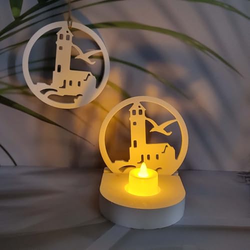 SVOCK Silikonformen Gießformen Seagull Leuchtturm, Silikonformen zum Gießen Rund, Silikonform Kerzenhalter Einschieber, Silikonform Leuchtturm Vogel-Silikonform für Halloween Weihnachten Ostern SVOCK Silikonformen Gießformen Seagull Leuchtturm, Silikonformen zum Gießen Rund, Silikonform Kerzenhalter Einschieber, Silikonform Leuchtturm Vogel-Silikonform für Halloween Weihnachten Ostern von SVOCK