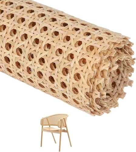Cane Webbing Rattan Roll, Gewebtes Offenes Rattan, Rattan Geflecht, Möbel Wiener Geflecht, für Caning Projekte, Heimdekoration,40 x 100cm Cane Webbing Rattan Roll, Gewebtes Offenes Rattan, Rattan Geflecht, Möbel Wiener Geflecht, für Caning Projekte, Heimdekoration,40 x 100cm von SVUPUE