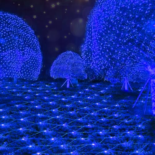 Lichternetz Außen, Lichterketten Vorhang 8 Modi, Lichterkette 200 LED 3M x 2M Weihnachten Lichtervorhang Außen, Weihnachtsbeleuchtung Wasserdicht für Büsche, Garten, Weihnachtsbaum, Zimmer, Balkon Lichternetz Außen, Lichterketten Vorhang 8 Modi, Lichterkette 200 LED 3M x 2M Weihnachten Lichtervorhang Außen, Weihnachtsbeleuchtung Wasserdicht für Büsche, Garten, Weihnachtsbaum, Zimmer, Balkon von SVYHUOK