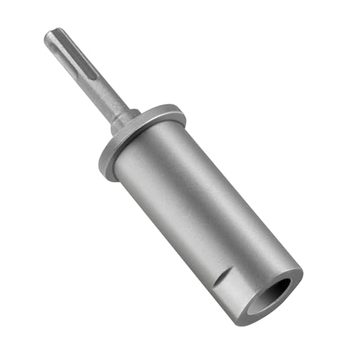 SWAWIS SDS PLUS Erdnageleintreiber zum Einstecken von Tiefenerder, Innen Durchmesser 16mm Ø28.5x145mm, Abnehmbar Schweres Werkzeug für die Zaunmontage Bewehrungspfähle von SWAWIS