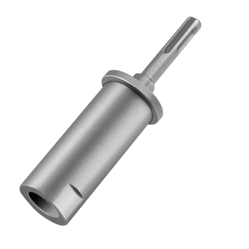 SWAWIS SDS PLUS Erdnageleintreiber zum Einstecken von Tiefenerder, Innen Durchmesser 20mm Ø33x145mm, Abnehmbar Schweres Werkzeug für die Zaunmontage Bewehrungspfähle von SWAWIS