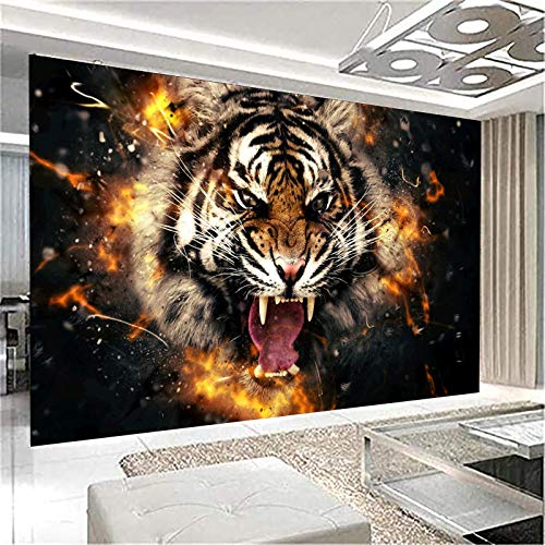 SWECOMZE 5D DIY Diamond Painting Kits, Tiger Full Bohrer Handgemachtes Crystal Strass Stickerei Cross Stitch Home Wanddekoration (80 * 40cm) von SWECOMZE