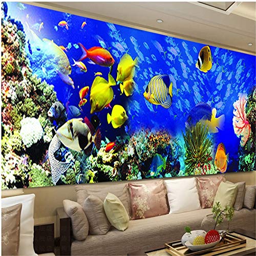 SWECOMZE DIY 5D Diamant Malerei Fisch Ozean, Kristall Strass Stickerei Bilder DIY Diamond Painting für Home Wand-Decor (150 * 52cm) von SWECOMZE