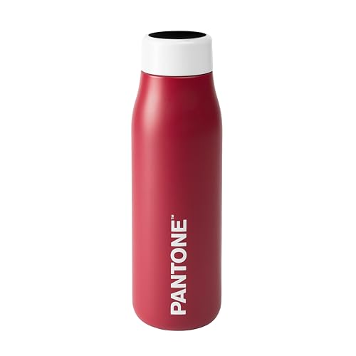 PANTONE™ Urban – Trinkflasche 500ml, Trinkflasche Edelstahl + Touchscreen Temperatur-Anzeige, Wasserflasche Thermosflasche 24h Kalt/12h Heiß, Water Bottle Hermetisch, Trinkflasche Sport, Reise Arbeit von SWEET HOME