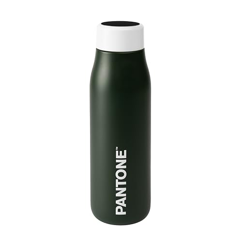 PANTONE™ Urban – Trinkflasche 500ml, Trinkflasche Edelstahl + Touchscreen Temperatur-Anzeige, Wasserflasche Thermosflasche 24h Kalt/12h Heiß, Water Bottle Hermetisch, Trinkflasche Sport, Reise Arbeit von SWEET HOME