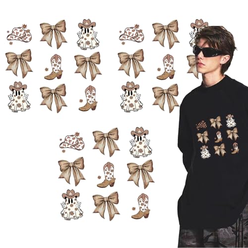3 Bögen Halloween-Geister-Bügelbilder Schleife zum Aufbügeln auf Flicken braun florales Wärmetransfer-Vinyl-Designs niedlicher Aufkleber zum Aufbügeln für Hut, Damen und Herren, T-Shirt, Kissen 3 Bögen Halloween-Geister-Bügelbilder Schleife zum Aufbügeln auf Flicken braun florales Wärmetransfer-Vinyl-Designs niedlicher Aufkleber zum Aufbügeln für Hut, Damen und Herren, T-Shirt, Kissen von SWEKKE