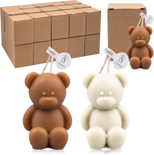 30 Stück Bären-Babyparty-Kerzen, Gastgeschenke, Bären-Partygeschenke, Babyparty-Kerzen, Großpackung für Geschenke, Party-Dekorationen 30 Stück Bären-Babyparty-Kerzen, Gastgeschenke, Bären-Partygeschenke, Babyparty-Kerzen, Großpackung für Geschenke, Party-Dekorationen von SWHCM
