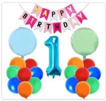 SWOKKTS Neu Pferde Geburtstagsdeko Jungen Mädchen, Pferde Luftballons Deko Geburtstag Set, Hübsch Pferde Deko Kindergeburtstag, Pferde Tortendeko Geburtstag mit HAPPY BIRTHDAY Banner von SWOKKTS