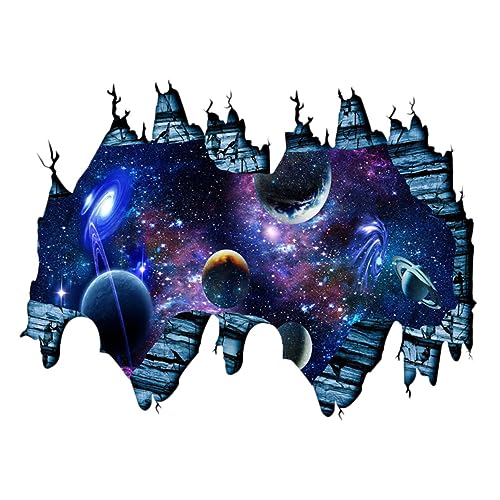 SWOOMEY 1 Stück Planet Wandaufkleber Abnehmbar Wanddekoration für Kinderzimmer Schlafzimmer Wohnzimmer Mühelos Glatten Oberflächen Anwendbar SWOOMEY 1 Stück Planet Wandaufkleber Abnehmbar Wanddekoration für Kinderzimmer Schlafzimmer Wohnzimmer Mühelos Glatten Oberflächen Anwendbar von SWOOMEY