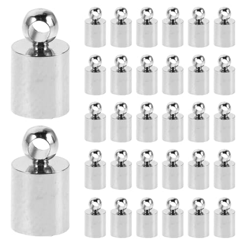 SWOOMEY 150 Stück Kordel-Endkappen: Kupfer-Fassverbinder für DIY-Schmuck zur Herstellung von Halsketten und Armbändern – 5 x 10 mm Quastenkappen zum Basteln SWOOMEY 150 Stück Kordel-Endkappen: Kupfer-Fassverbinder für DIY-Schmuck zur Herstellung von Halsketten und Armbändern – 5 x 10 mm Quastenkappen zum Basteln von SWOOMEY