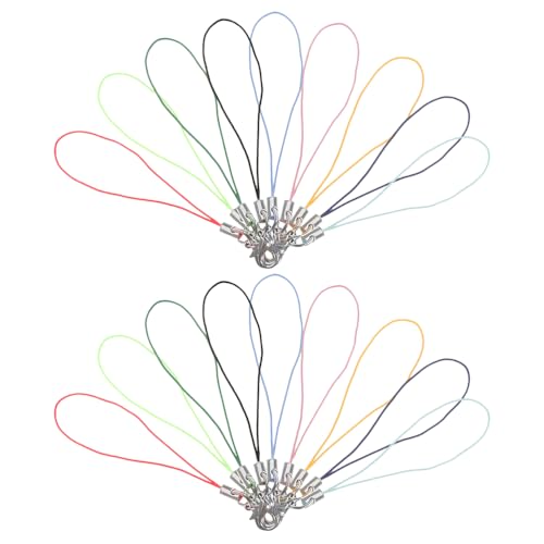 SWOOMEY 180 Stück Handyanhänger mit Karabinerverschluss – buntes Schlüsselband für Handys, DIY-Schmuck, Schlüsselanhänger, mobiles USB-Laufwerk-Zubehör SWOOMEY 180 Stück Handyanhänger mit Karabinerverschluss – buntes Schlüsselband für Handys, DIY-Schmuck, Schlüsselanhänger, mobiles USB-Laufwerk-Zubehör von SWOOMEY