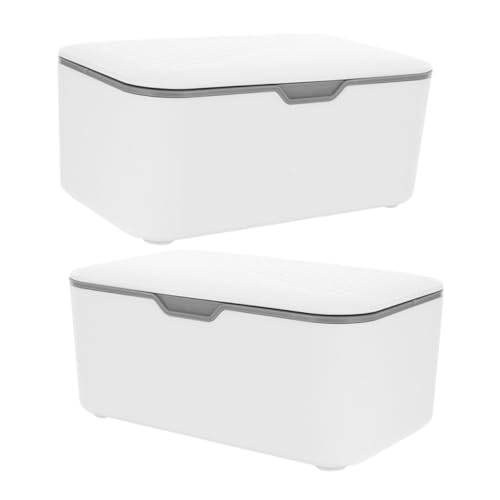 SWOOMEY 2 Stück Boxen Pappschachtel Nachfüllung Aufbewahrung von Küchentüchern Hygienetücher Tücher nachfüllen Feuchttücherspender für Babyfeuchttücher Tücherhalter Grey SWOOMEY 2 Stück Boxen Pappschachtel Nachfüllung Aufbewahrung von Küchentüchern Hygienetücher Tücher nachfüllen Feuchttücherspender für Babyfeuchttücher Tücherhalter Grey von SWOOMEY