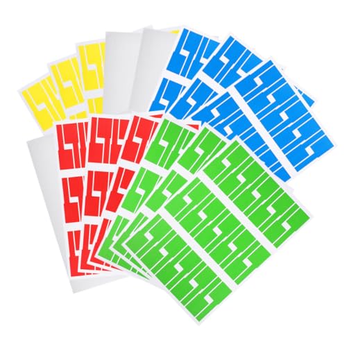 SWOOMEY 20 Blatt Etikettenaufkleber für Kabel Klebeetiketten Kordeletiketten für die Schule groß Draht selbstklebende Kabeletiketten Identifikationskabel-Etiketten Pergamin-Trägerpapier SWOOMEY 20 Blatt Etikettenaufkleber für Kabel Klebeetiketten Kordeletiketten für die Schule groß Draht selbstklebende Kabeletiketten Identifikationskabel-Etiketten Pergamin-Trägerpapier von SWOOMEY