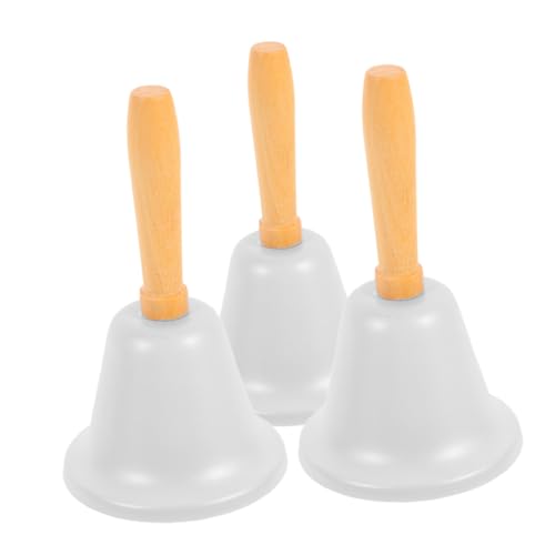 SWOOMEY 3 Stück Teiliges Handklingel aus Metall mit Holzgriff Lauter Rufklingel für Klassenzimmer Empfang Partys und Veranstaltungen Stabile Eisenklingel für Klare und Aufmerksamkeit SWOOMEY 3 Stück Teiliges Handklingel aus Metall mit Holzgriff Lauter Rufklingel für Klassenzimmer Empfang Partys und Veranstaltungen Stabile Eisenklingel für Klare und Aufmerksamkeit von SWOOMEY