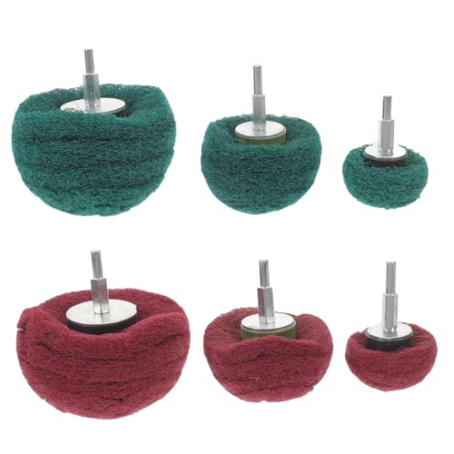 SWOOMEY 6 Stück Schleifpolierrad schleifen Puffing Polieren Puffer Komplettes Polierkit werkzeug Autos Radreparaturrad Polier-Reparatur-Schleifkopf Scheuerschwamm Green SWOOMEY 6 Stück Schleifpolierrad schleifen Puffing Polieren Puffer Komplettes Polierkit werkzeug Autos Radreparaturrad Polier-Reparatur-Schleifkopf Scheuerschwamm Green von SWOOMEY