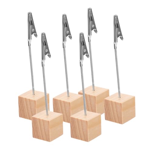 SWOOMEY 6 Stück Teiliges Retro Alligator Memo Clip aus Holz Starke Klammern für Notizen Fotos und Zettelhalter Kreatives Schreibtisch Accessoire für Büro und Zuhause SWOOMEY 6 Stück Teiliges Retro Alligator Memo Clip aus Holz Starke Klammern für Notizen Fotos und Zettelhalter Kreatives Schreibtisch Accessoire für Büro und Zuhause von SWOOMEY