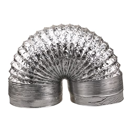SWOOMEY Aluminiumfolien Abluftschlauch für Hvac Hochtemperaturbeständiger Lüftungsschlauch für Küchen Badezimmer und Gewächshäuser Silber SWOOMEY Aluminiumfolien Abluftschlauch für Hvac Hochtemperaturbeständiger Lüftungsschlauch für Küchen Badezimmer und Gewächshäuser Silber von SWOOMEY