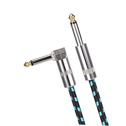 SWOOMEY Audiokabel Stereo für Gitarre Professionelles Gitarrenkabel für Keyboard Elektronische Instrumente Langlebig Robust Geräuschreduzierend von SWOOMEY