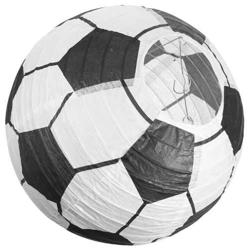 SWOOMEY Fußball Papierlaterne Dekoration Hängende Laterne für Sport-Themen-Events und Geburtstagsfeiern Leichte und Sichere Papierlaterne für Außendekoration SWOOMEY Fußball Papierlaterne Dekoration Hängende Laterne für Sport-Themen-Events und Geburtstagsfeiern Leichte und Sichere Papierlaterne für Außendekoration von SWOOMEY