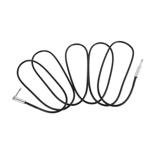 SWOOMEY Gitarren Kabel Lärmschutz Instrumentenkabel mit Geräuschreduzierendem Kupferkern für Gitarre Bass und Rechtswinklig und Gerade Stecker von SWOOMEY