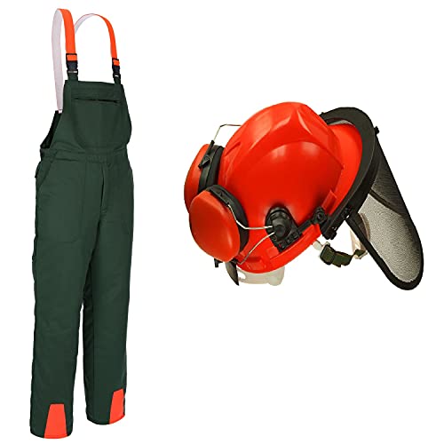 SWS Forst GmbH Parent Schnittschutz Set 2 teilig Helm Schnittschutzhose (56) von SWS Forst GmbH