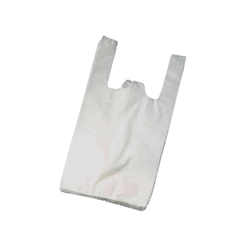 2000 Hemdchentragetaschen Hemdchentüten 25+12x47 cm (11 my) weiß von SWS