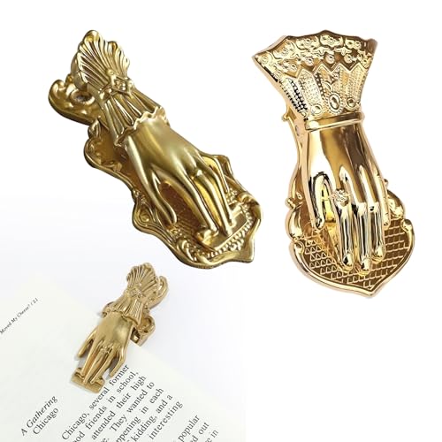2 Stück handgeformte Buchklammern, Vintage-Büroklammern, Metall, elegante Damen-Lesezeichen-Seitenhalter, Handbuchaufbewahrungsklammer, Dichtungsklemmen für Büro, Zuhause, Schule 2 Stück handgeformte Buchklammern, Vintage-Büroklammern, Metall, elegante Damen-Lesezeichen-Seitenhalter, Handbuchaufbewahrungsklammer, Dichtungsklemmen für Büro, Zuhause, Schule von SWTHM