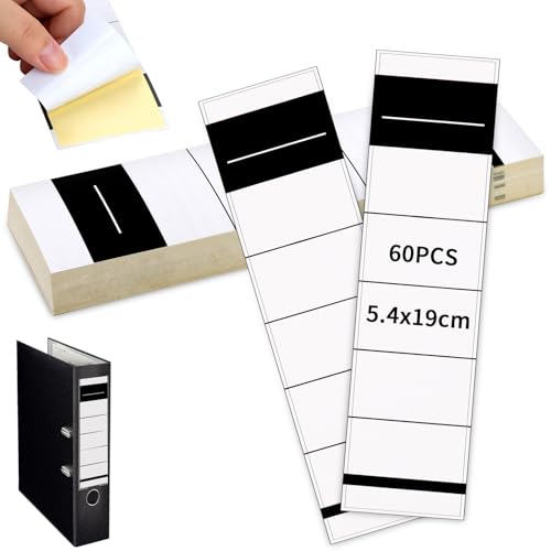 SWTYExt Ordnerrücken Selbstklebend 5,4x19 cm Ordner Kleberücken 60 Stück Aktenordner Aufkleber Weiß Ordner Aufkleber Beschreibbar Rückenschilder Ordner Breit für Bibliothek Büro Schule Familie SWTYExt Ordnerrücken Selbstklebend 5,4x19 cm Ordner Kleberücken 60 Stück Aktenordner Aufkleber Weiß Ordner Aufkleber Beschreibbar Rückenschilder Ordner Breit für Bibliothek Büro Schule Familie von SWTYExt