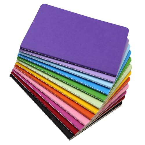 Notizbücher, 12 Stück Liniert Seiten A6 Notizblock, Skizzenbuch, Kraft Notizbuch A6 liniert Notizheft mit 30 Seiten für Schule Büro Reisen Zeichnen Back to School Geschenk 12 Farben 14 x 9 cm Notizbücher, 12 Stück Liniert Seiten A6 Notizblock, Skizzenbuch, Kraft Notizbuch A6 liniert Notizheft mit 30 Seiten für Schule Büro Reisen Zeichnen Back to School Geschenk 12 Farben 14 x 9 cm von SXCCNW