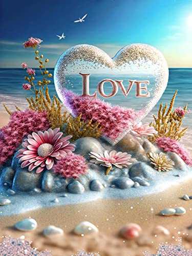 SXCCNW 5D Diamond Painting, DIY Diamant Painting Set, Erwachsene Malen nach Zahlen Bilder Full Runder Drill Kreuzstich Stickerei für Hause Wall Büro Dekoration 30×40cm Romantische Meerblick SXCCNW 5D Diamond Painting, DIY Diamant Painting Set, Erwachsene Malen nach Zahlen Bilder Full Runder Drill Kreuzstich Stickerei für Hause Wall Büro Dekoration 30×40cm Romantische Meerblick von SXCCNW