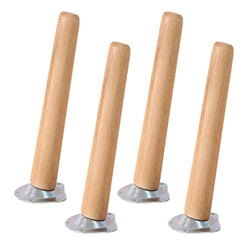 30 cm runde Ersatz-Möbelbeine für Holztische, Sofas, TV-Ständer und Esstische, geneigtes Design mit Montageplatte und Schrauben – 4er-Pack 30 cm runde Ersatz-Möbelbeine für Holztische, Sofas, TV-Ständer und Esstische, geneigtes Design mit Montageplatte und Schrauben – 4er-Pack von SXNFSX