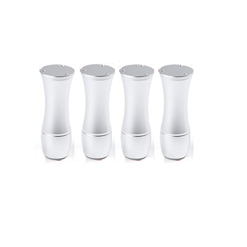 4er-Pack verstellbare Möbelbeine aus Aluminiumlegierung für Schrank, Metall, Bett, Tisch, höhenverstellbar, 0,8 mm, Silber, 100 mm/3,9 Zoll 4er-Pack verstellbare Möbelbeine aus Aluminiumlegierung für Schrank, Metall, Bett, Tisch, höhenverstellbar, 0,8 mm, Silber, 100 mm/3,9 Zoll von SXNFSX