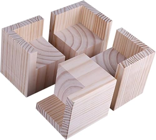 SXNFSX 4er-Pack Möbelbeine, Erhöhungsset, erhöht die Möbelhöhe für Tisch, Schreibtisch, Bett, Holzmöbelfüße, Erhöhung, 7 x 7 x 8 cm SXNFSX 4er-Pack Möbelbeine, Erhöhungsset, erhöht die Möbelhöhe für Tisch, Schreibtisch, Bett, Holzmöbelfüße, Erhöhung, 7 x 7 x 8 cm von SXNFSX
