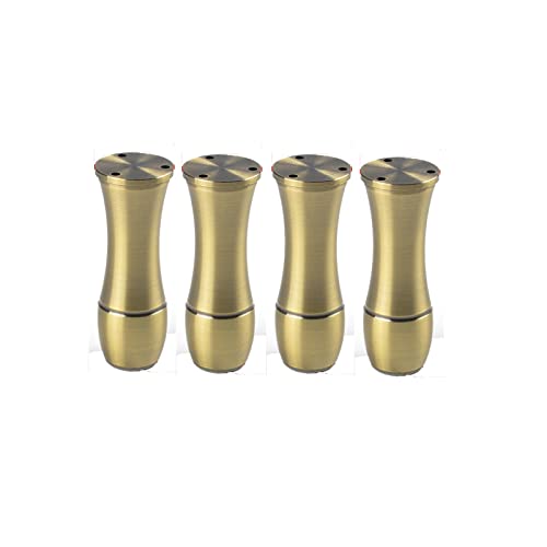 SXNFSX 4er-Pack Möbelbeine aus Aluminiumlegierung, höhenverstellbar 0,8 mm, für Couchtisch, Bett, Bank, Kommode, Metallfüße für Schrank, Sofa, Tisch, Bronze-Finish, 150 mm/5,9 Zoll SXNFSX 4er-Pack Möbelbeine aus Aluminiumlegierung, höhenverstellbar 0,8 mm, für Couchtisch, Bett, Bank, Kommode, Metallfüße für Schrank, Sofa, Tisch, Bronze-Finish, 150 mm/5,9 Zoll von SXNFSX