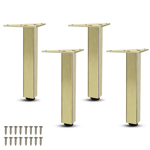 SXNFSX 4er-Pack Möbelbeine aus Metall, verstellbare Tischbeine, Sofabeine aus Aluminiumlegierung, Ersatzfüße für Kommoden, Stühle, Betten, Schränke, Ottomanen, Schränke, Couch-TV-Ständer, mit Schraub SXNFSX 4er-Pack Möbelbeine aus Metall, verstellbare Tischbeine, Sofabeine aus Aluminiumlegierung, Ersatzfüße für Kommoden, Stühle, Betten, Schränke, Ottomanen, Schränke, Couch-TV-Ständer, mit Schraub von SXNFSX