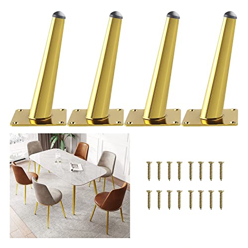 SXNFSX Möbelbeine 10 cm 12 cm 15 cm 18 cm 20 cm 25 cm 30 cm 35 cm, Tischbeine aus Metall, Füße mit Schrauben, Ersatz für Sofa, Schreibtisch, Esszimmer, Kaffee, 4 Stück, rutschfest, Gold-30 cm SXNFSX Möbelbeine 10 cm 12 cm 15 cm 18 cm 20 cm 25 cm 30 cm 35 cm, Tischbeine aus Metall, Füße mit Schrauben, Ersatz für Sofa, Schreibtisch, Esszimmer, Kaffee, 4 Stück, rutschfest, Gold-30 cm von SXNFSX