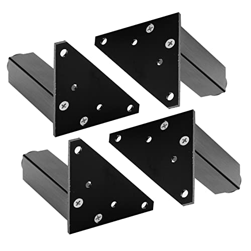 SXNFSX Stück verstellbare Möbelbeine für DIY-TV-Schränke, Kleiderschränke und Nachttische, quadratische Montageplatte, dreieckiges Design, 150 mm, Schwarze Schrankfußverlängerungen und -erhöhungen SXNFSX Stück verstellbare Möbelbeine für DIY-TV-Schränke, Kleiderschränke und Nachttische, quadratische Montageplatte, dreieckiges Design, 150 mm, Schwarze Schrankfußverlängerungen und -erhöhungen von SXNFSX
