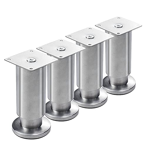 SXNFSX Verstellbare Möbelbeine aus Edelstahl für Moderne, robuste Tische und Schränke, Größe 100 mm/3,9 Zoll SXNFSX Verstellbare Möbelbeine aus Edelstahl für Moderne, robuste Tische und Schränke, Größe 100 mm/3,9 Zoll von SXNFSX