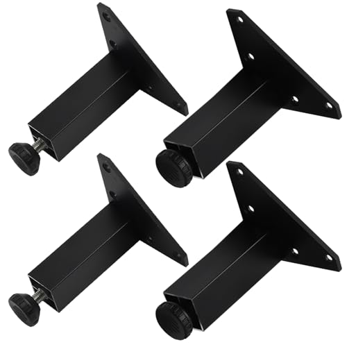Verstellbare Möbelbeine 15 cm – 4er-Set, Tischfüße aus schwarzer Aluminiumlegierung, Höhe 6–50 cm, eloxiertes Finish, perfekt als Ersatz für Sofas und Couchtische Verstellbare Möbelbeine 15 cm – 4er-Set, Tischfüße aus schwarzer Aluminiumlegierung, Höhe 6–50 cm, eloxiertes Finish, perfekt als Ersatz für Sofas und Couchtische von SXNFSX
