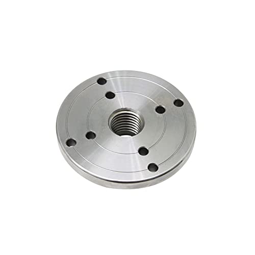 SXPXP Drehmaschinenzubehör, 3D 4 Zoll 100 mm Holzdrehmaschinen-Futterplatte M33 x 3,5/1 Zoll x 8TPI Gewindeflansch-Planplatte Zubehör for Holzbearbeitungsdrehwerkzeuge(M18 x 2,5)(M33 X 3.5) von SXPXP