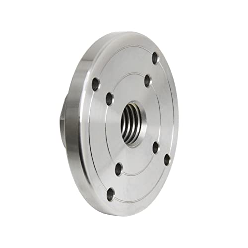 SXPXP Drehmaschinenzubehör, 4-Zoll-Planscheibe for Holzdrehmaschinen, M33 / M18 / 1-Zoll-Gewinde-Planscheibe for Holzbearbeitungsmaschinen mit Drehfutterflansch (1 Zoll x 8 Tpi)(M33 X 3.5) von SXPXP